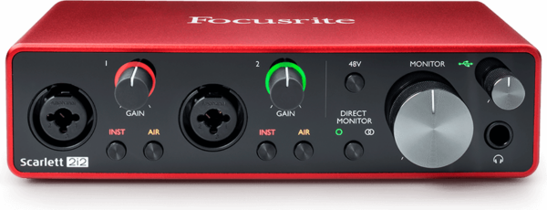 Focusrite Scarlett 2i2 (3ra Generación)